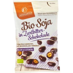Boabe De Soia Invelite In Ciocolata Amaruie Fara Gluten Bio Landgarten 650384