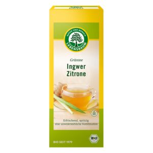 Ceai Verde Cu Ghimbir Si Lamaie X20 Plicuri Bio Lebensbaum 482894