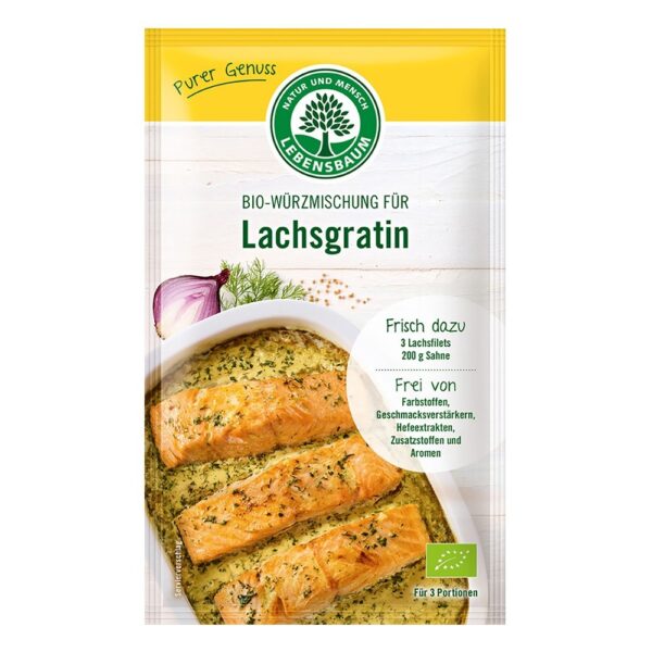 Condiment Pentru Gratinat Somon Bio Lebensbaum 608938