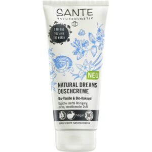 Crema De Dus Cu Vanilie Si Ulei De Cocos Bio Sante 720078