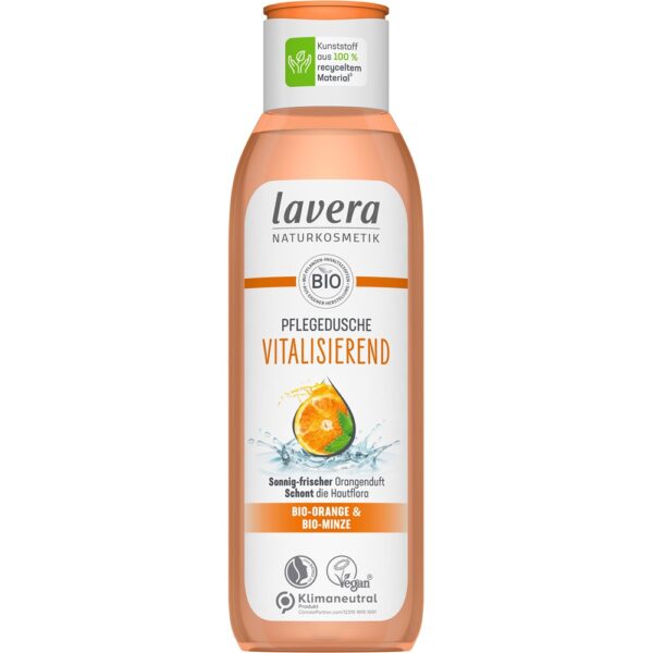 Gel De Dus Revitalizant Cu Portocala Si Menta Bio Lavera 777052