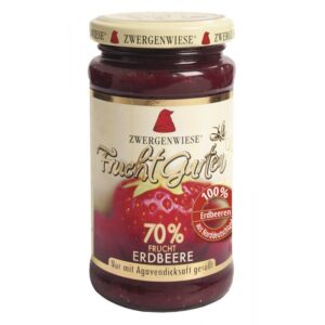 Gem De Capsuni Indulcit Cu Nectar De Agave Fara Zahar Bio Zwergenwiese 5000040
