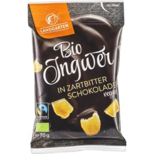 Ghimbir Invelit In Ciocolata Amaruie Fara Gluten Bio Landgarten 423775