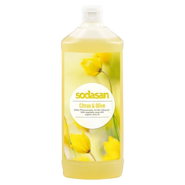 Sapun Lichid Cu Lamaie Si Masline Rezerva Sodasan 790356