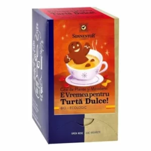 Ceai E Vremea Pentru Turta Dulce 18plicuri Sonnentor